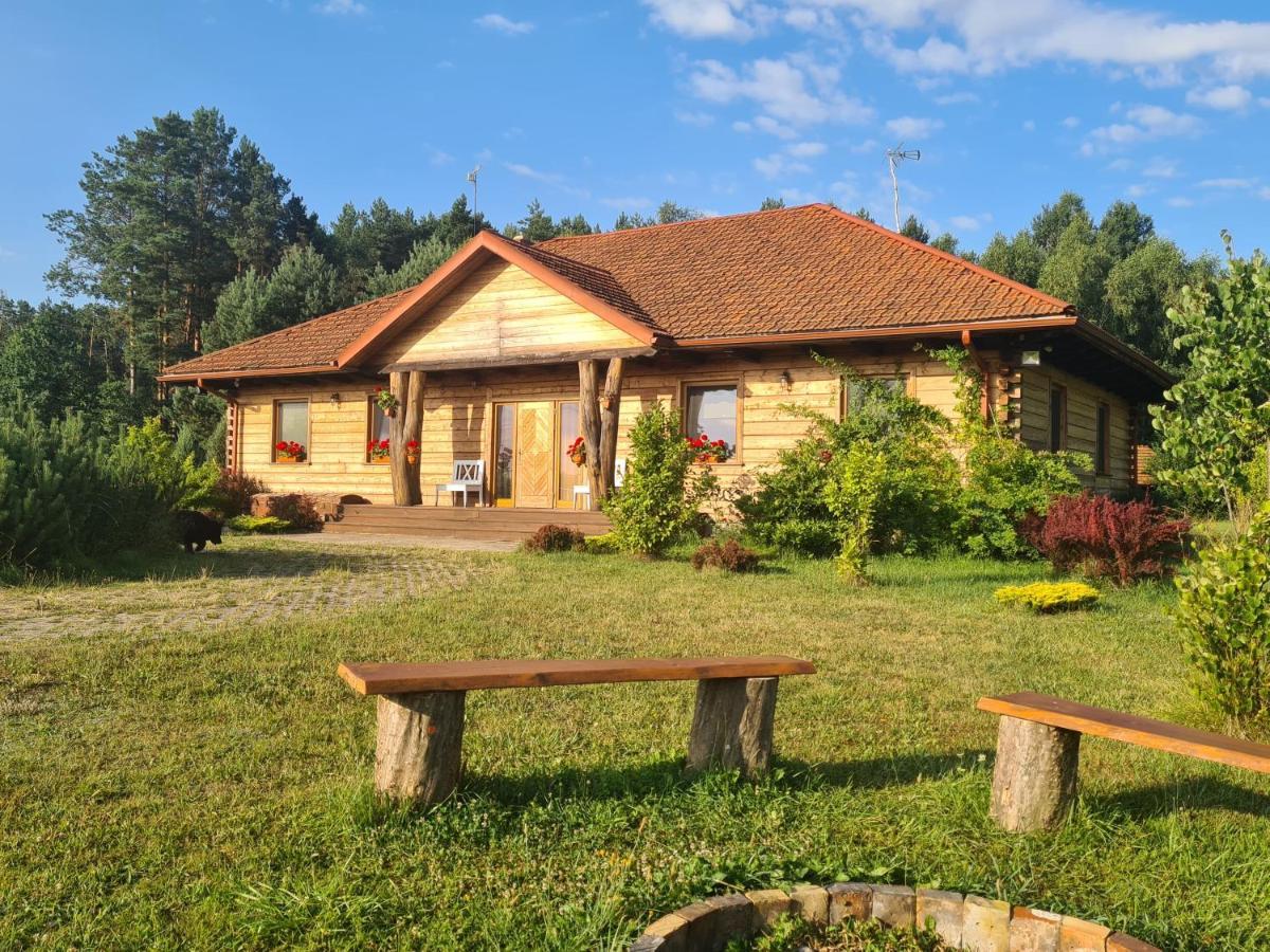 Dworek Ogrodniki, Caloroczny Dom Na Wylacznosc, Basen, Sauna, Las, Staw Rybny, Altana Grillowa, Ognisko, Pianino, Kominek, Piec Chlebowy, Duza Ogrodzona Posesja Tuczna Buitenkant foto